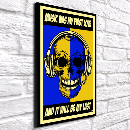 Skull DJ Pop Art