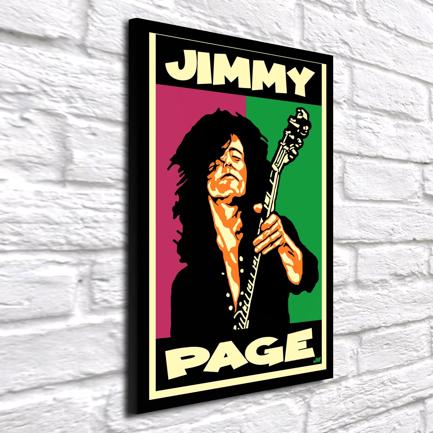 Jimmy Page Pop Art