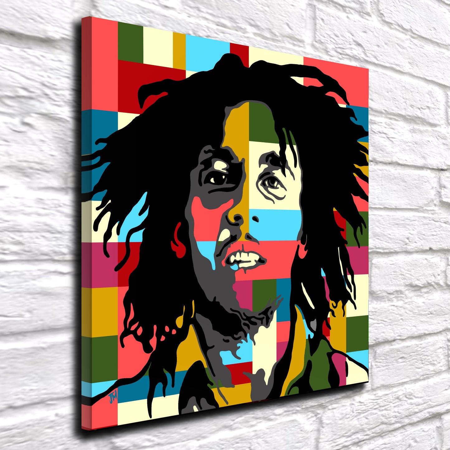 Pop-art van Bob Marley