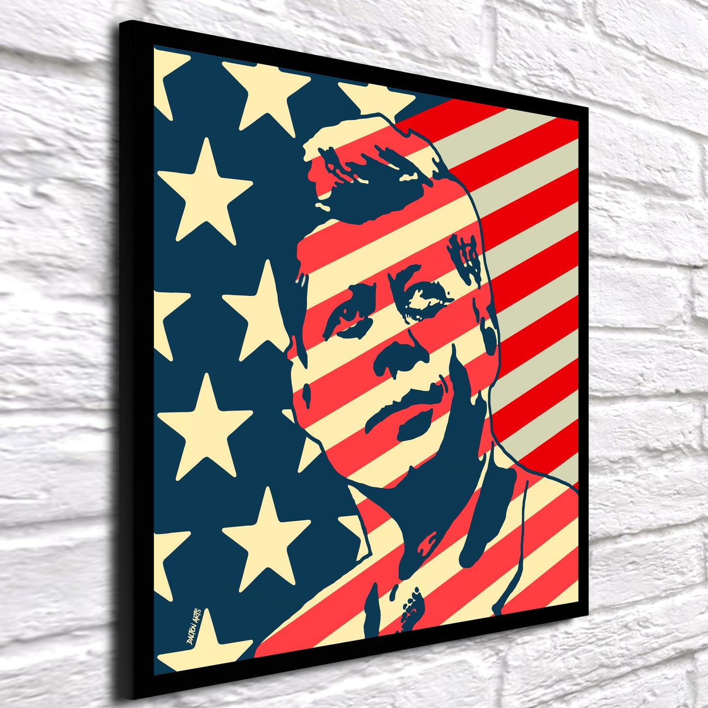 John Fitzgerald Kennedy aka 'JFK' Pop Art