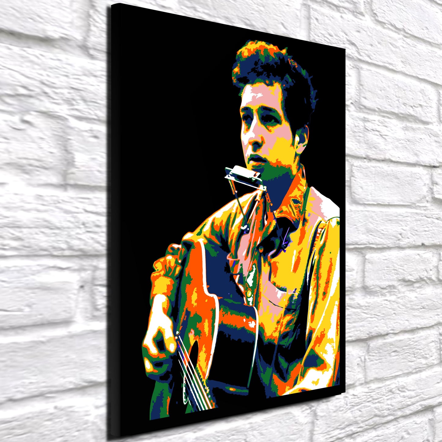 Bob Dylan Framed Pop Art