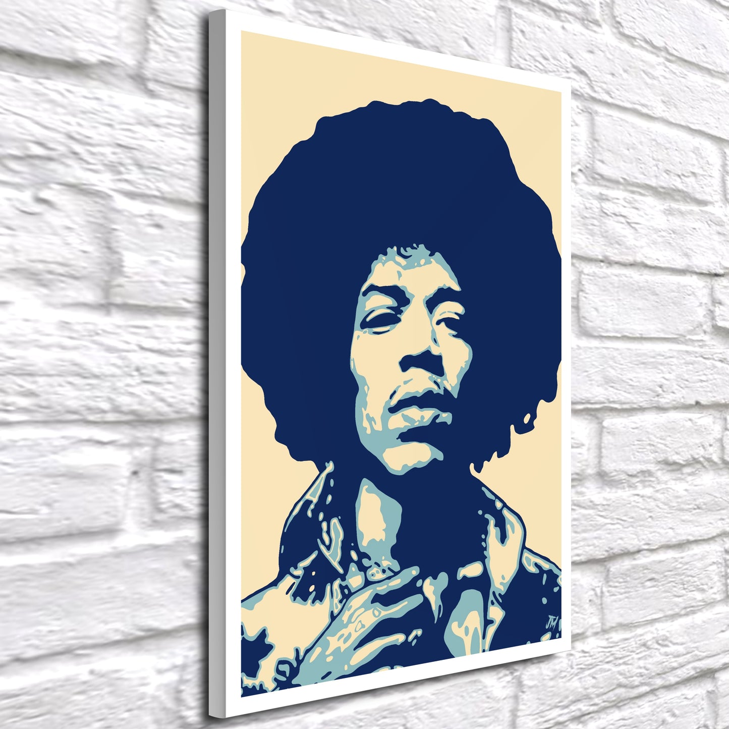 Jimi Hendrix Retro Pop Art