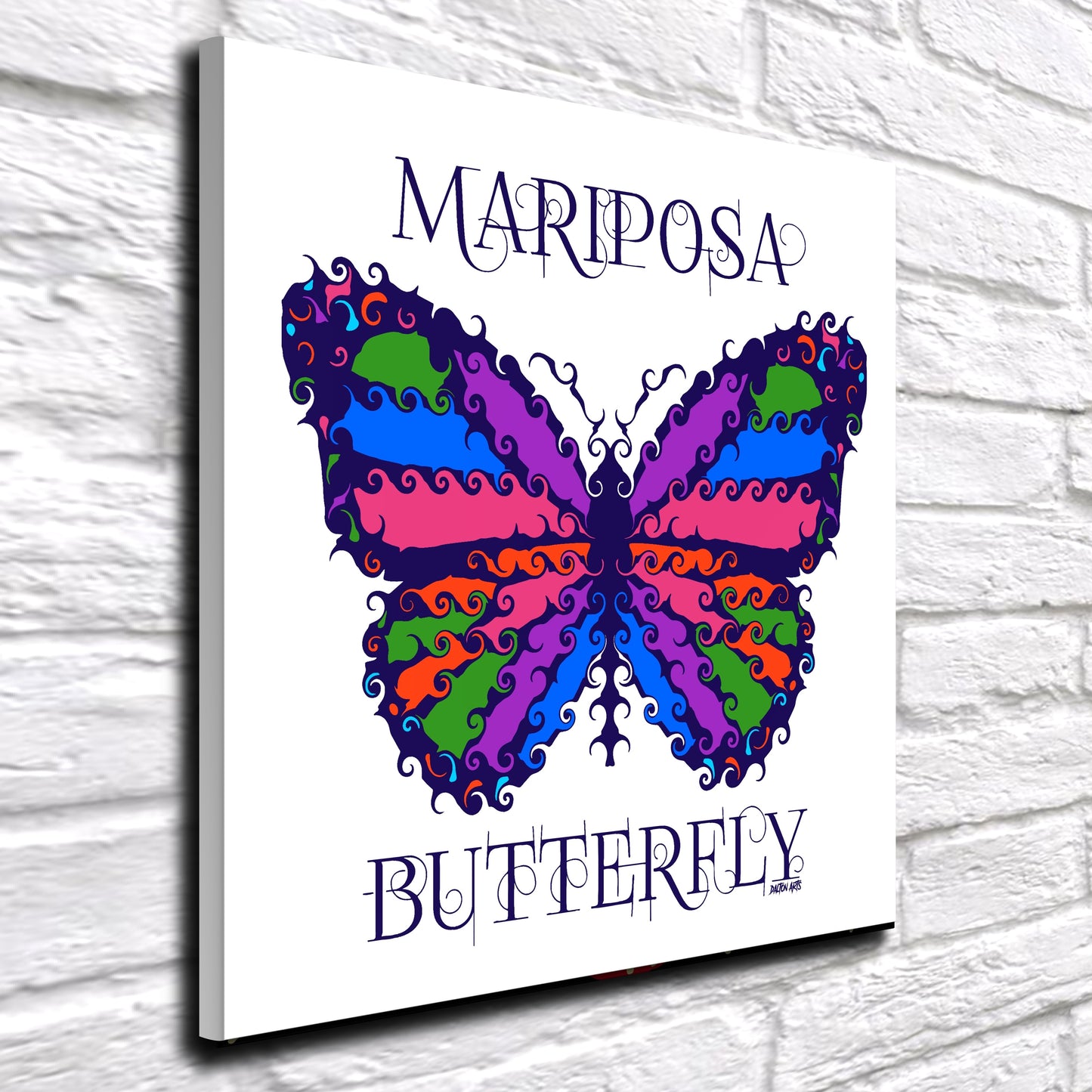 Butterfly 'Mariposa' Pop Art