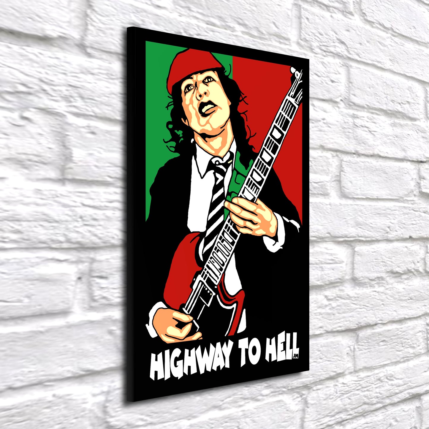 Angus Young popart